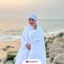 White plain islamic prayer dress