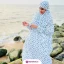 white dot prayer dress islamic